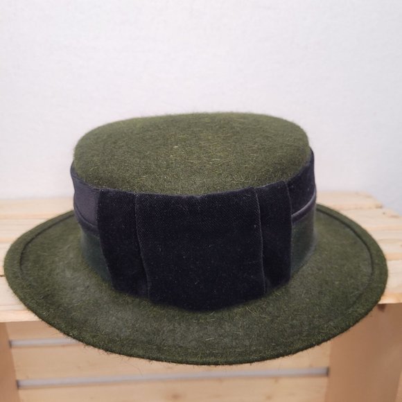 Capo Green Wool Hat size 7 MED - Picture 5 of 12